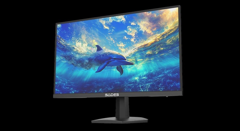 Sades SP-Dolphin 27" FHD Gaming Monitor | 48-200Hz, 0.5ms MPRT, HDR10 | 1920x1080 Resolution, Adaptive Sync | Black - Image 2