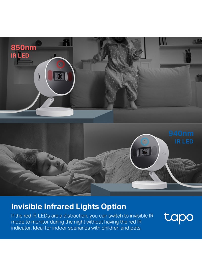 TP-LINK Tapo C125, WiFi Security Camera, 2K Resolution, Physical Privacy Mode, Starlight Sensor, Intelligent AI Detection and Notification, Compatible with Alexa & Google Assistant - Image 4
