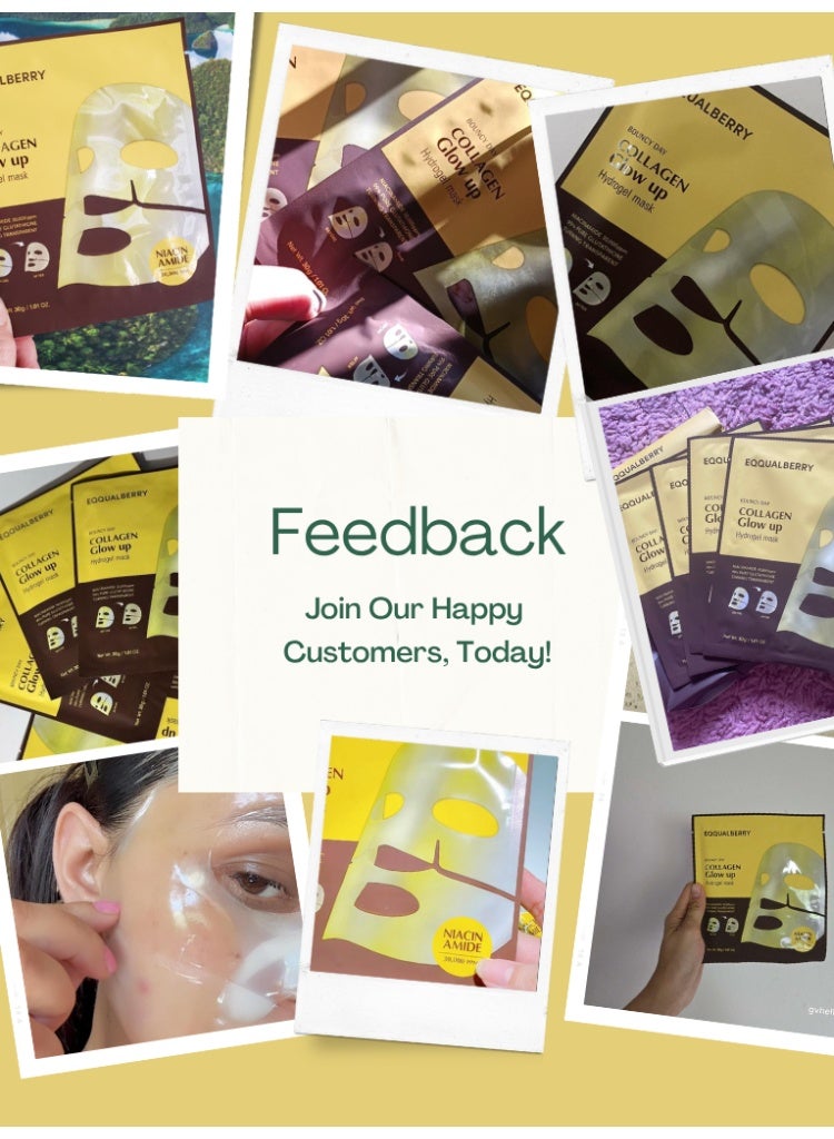 إيكوالبيري قناع إيكوالبيري كولاجين جلو أب هيدروجيل لتغذية وشد البشرة ومنحها إشراقة فورية - Image 3