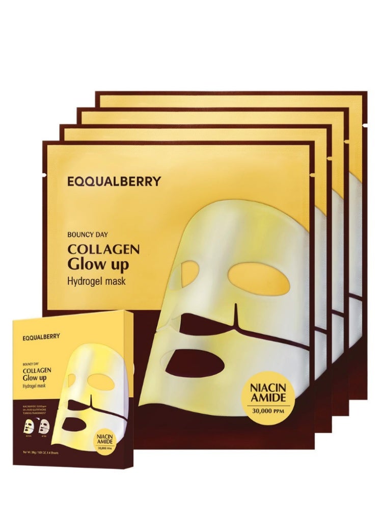 إيكوالبيري قناع إيكوالبيري كولاجين جلو أب هيدروجيل لتغذية وشد البشرة ومنحها إشراقة فورية - Image 1