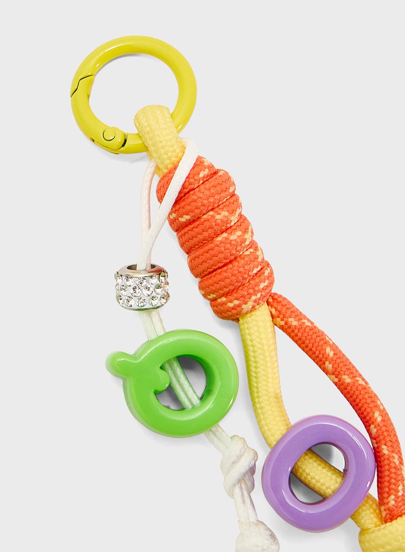Ginger Neon Pop Doodle Bag Charm  - Image 4