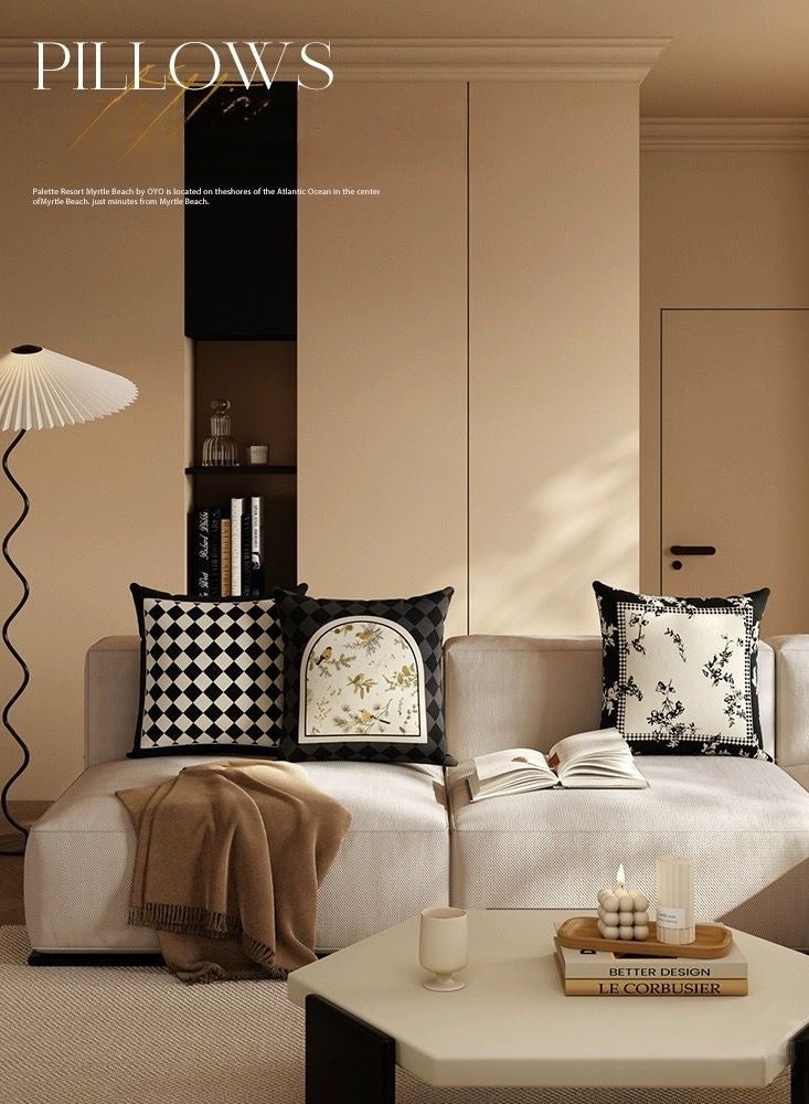 أوليس فيرس  مجموعة من ثلاث أغطية وسائد تزيينية للأشغال في الغرفة المعيشة والحديقة والخارجية - Image 3