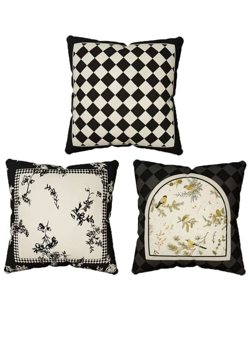 أوليس فيرس  مجموعة من ثلاث أغطية وسائد تزيينية للأشغال في الغرفة المعيشة والحديقة والخارجية - Image 2