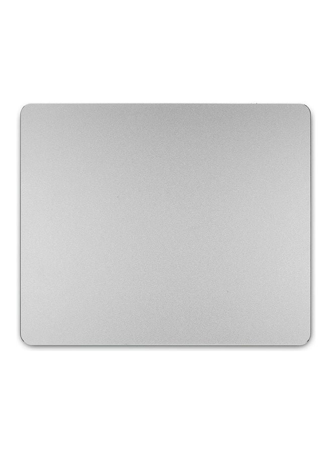 NIBEMINENT Aluminum Alloy Metal Mouse Pad Silver - Image 1