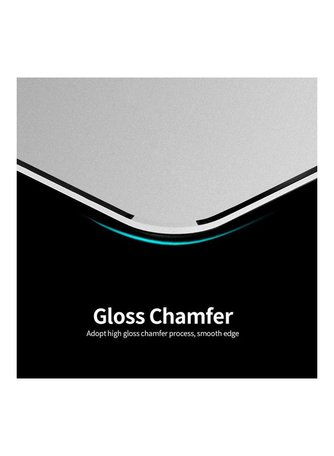 NIBEMINENT Aluminum Alloy Metal Mouse Pad Silver - Image 4