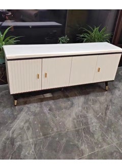 C&C Home الحديث الأنيق الشمال تصميم الأحذية المنظم حامل تغيير الأحذية البراز المنزلية وسادة مريحة مسند القدم خزانة خذاء رف 120x30x50 سم  - Image 3