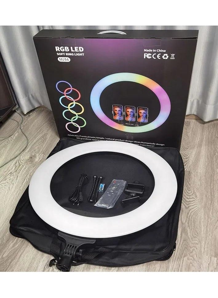 حلقة ضوء LED ناعمة متعددة الألوان MJ56 - Image 3