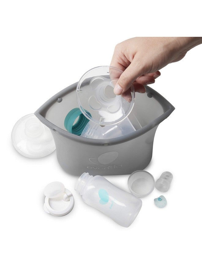 Evenflo Feeding Silicone Steam Sanitizing Bag, Grey - Image 3