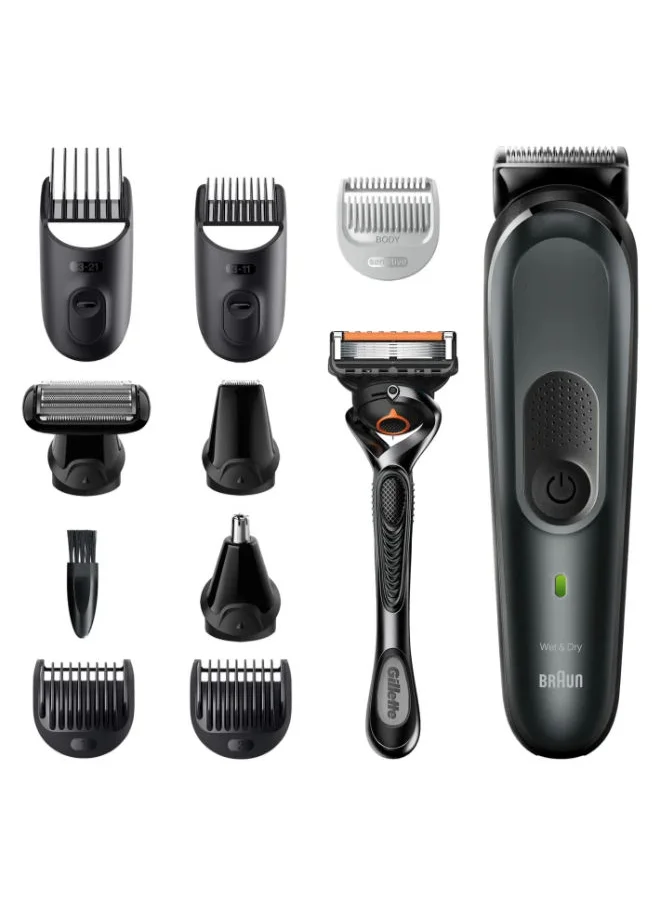 براون 10-In-1 Beard Trimmer For Men, 8 Attachments All-In-One 7 Trimmer Mgk7331