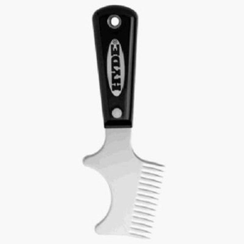 Hyde Tools 45960 BlackSilver Brush Comb