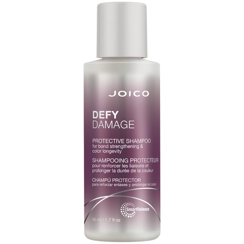 Joico Defy Damage Protective Shampoo | For Color-Treated Hair | Strengthen Bonds & Preserve Hair Color | With Moringa Seed Oil & Arginine | 1.7 Fl Oz - Image 2