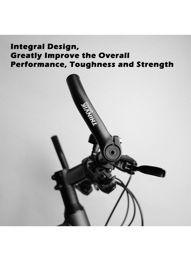 Thinvik Bike Bar Ends One Piece Forging Aluminium Alloy Mtb Bicycle Bar Ends Bike Handlebar Ends Extension Matte Black - Image 4