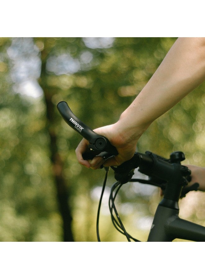 Thinvik Bike Bar Ends One Piece Forging Aluminium Alloy Mtb Bicycle Bar Ends Bike Handlebar Ends Extension Matte Black - Image 5