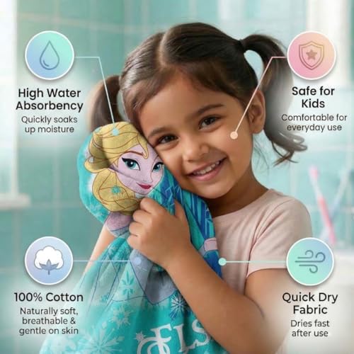 Athom Trendz Athom Living 350GSM Fabric Bath Towel (Blue, 60x120cms) - Image 5