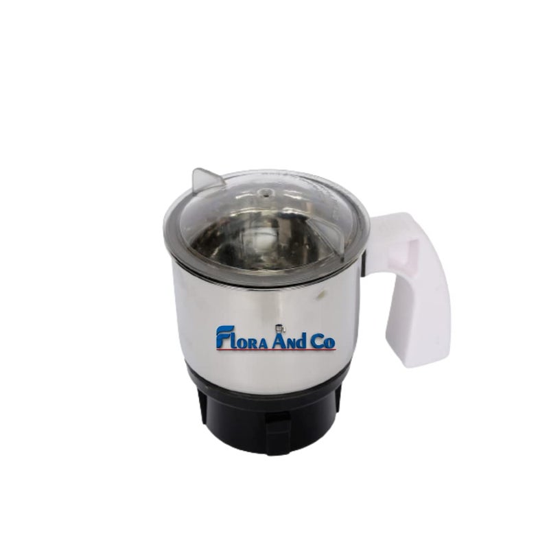 FLORA AND CO FFL02 Mixer Jar Stainless Steel Mixer Jar with Transparent Lid Transparent 04Ml - Image 4