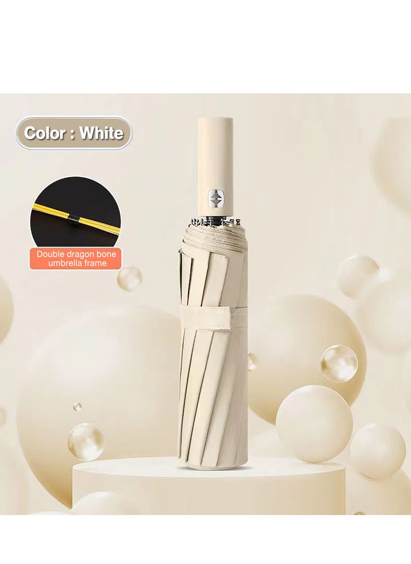 Beauenty Automatic Compact Umbrella With Windproof Function, Lightweight and Portable Sun Protection Umbrella, One-on Switch Design, Suitable for Men and Women of All Ages  - Image 1