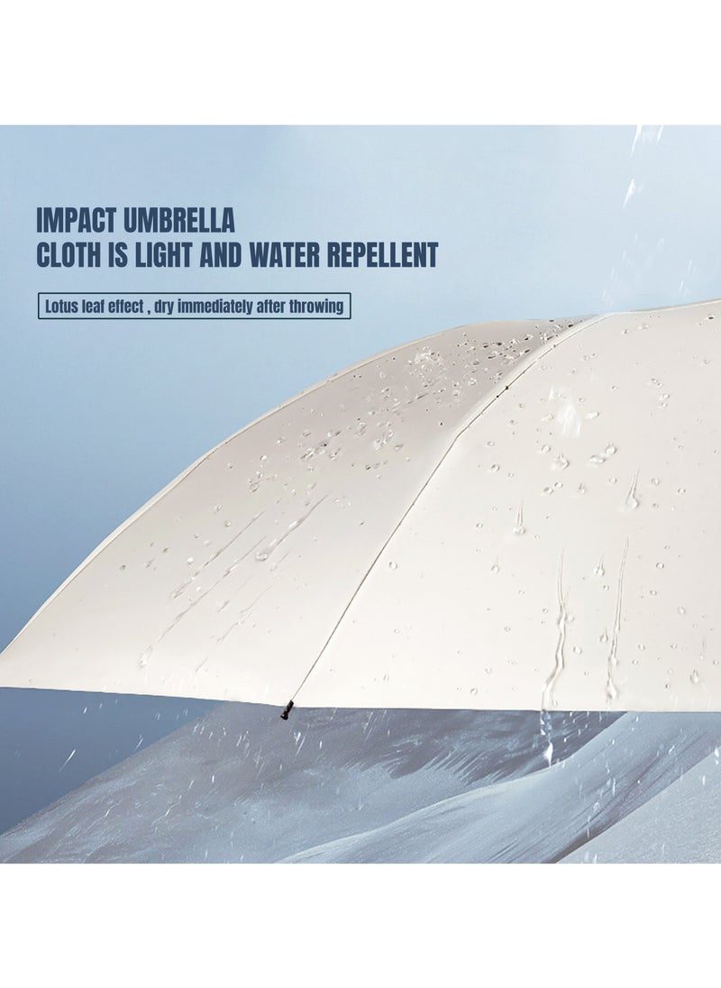 Beauenty Automatic Compact Umbrella With Windproof Function, Lightweight and Portable Sun Protection Umbrella, One-on Switch Design, Suitable for Men and Women of All Ages  - Image 4