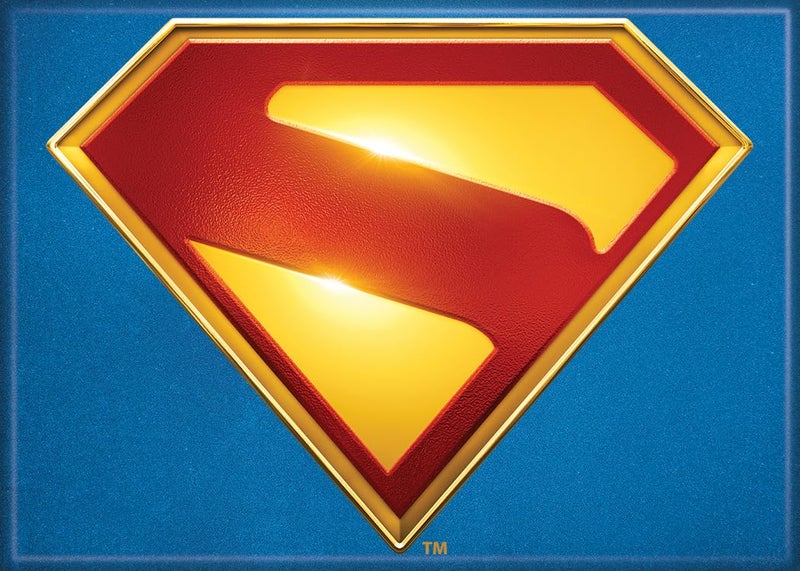 AtaBoy Superman 2025 Logo 25 x 35 Magnet for Refrigerators and Lockers