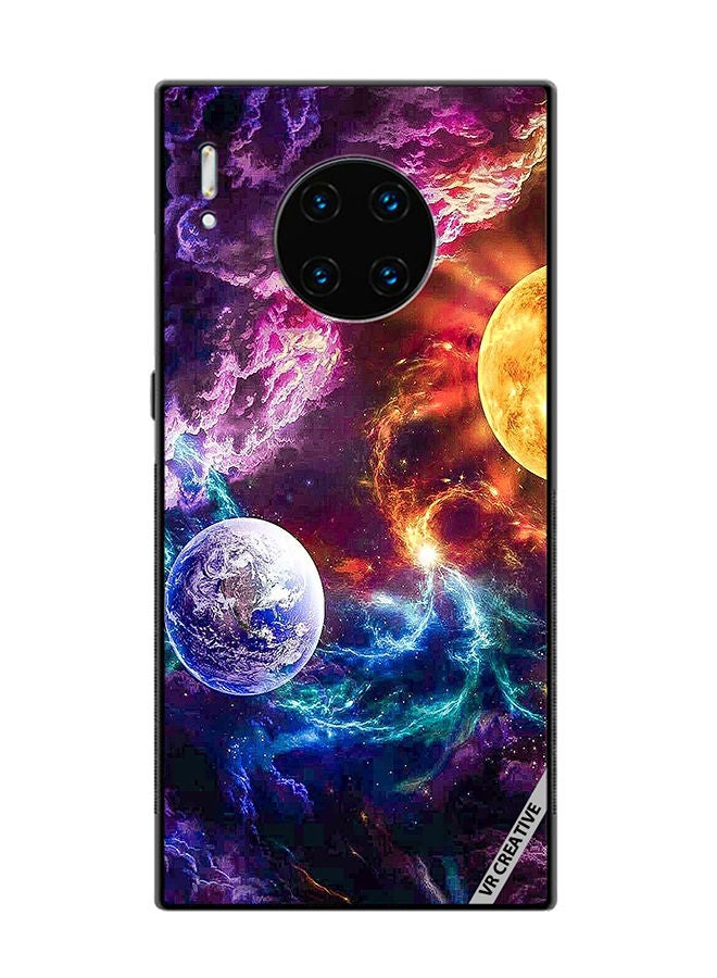 VR CREATIVE Protective Case Cover For Huawei Mate 30 Pro Beautiful Galaxy Design Multicolour - Image 1