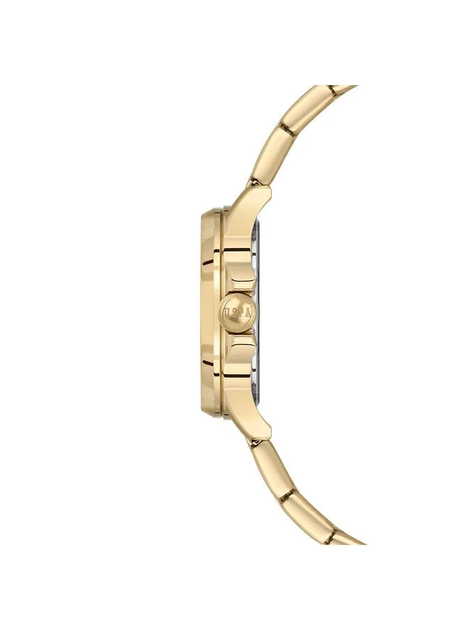 U.S. Polo Assn. Stile 30mm Women's Watch with Silver Dial & Stainless Steel Bracelet