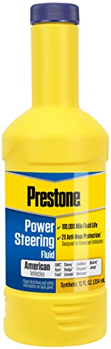 Prestone AS264 Full-Synthetic Power Steering Fluid for American Vehicles, 12 fl. oz. - Image 1