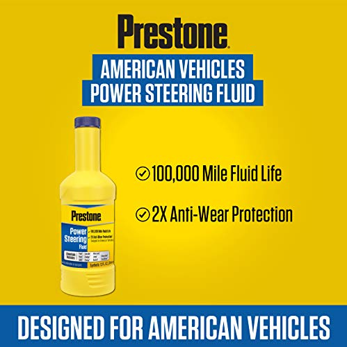 Prestone AS264 Full-Synthetic Power Steering Fluid for American Vehicles, 12 fl. oz. - Image 3