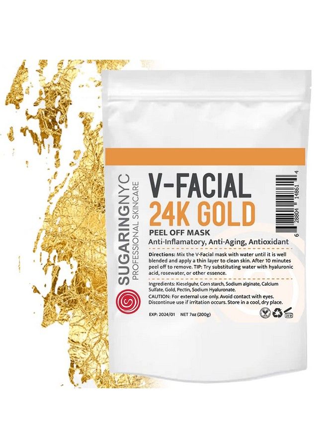 Sugaring NYC Vajacial Mask 24K Gold With Gold Micro Elements Vfacial 7Oz 200G - Image 1