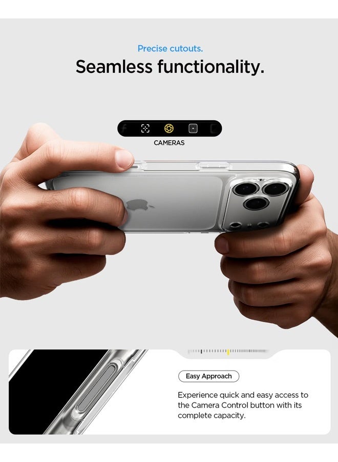 iPhone 17 Pro Case, Ultra Hybrid [TPU Covered Camera Control] [Anti-Yellowing] [No Magnet Ring] - Crystal Clear - Image 4