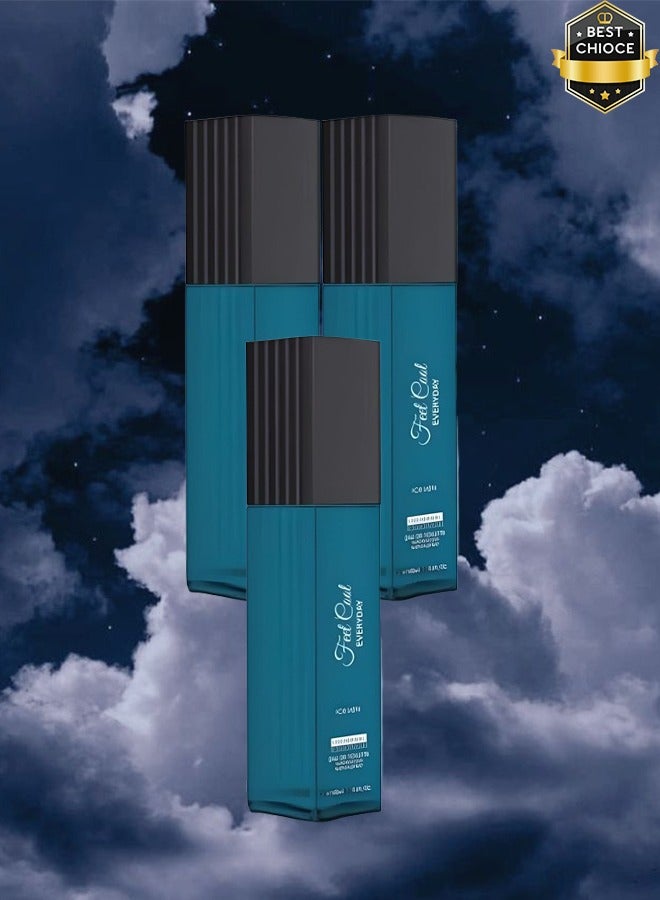 يونيفرسال 3 قطع عطر فيل كول اليومي للرجال 100 مل - Image 1