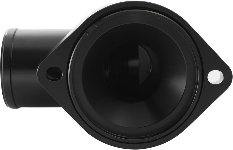 Flashpower Billet Swivel Thermostat Housing for LS Engine - 90 Degree, 1.5" - Black - Image 2