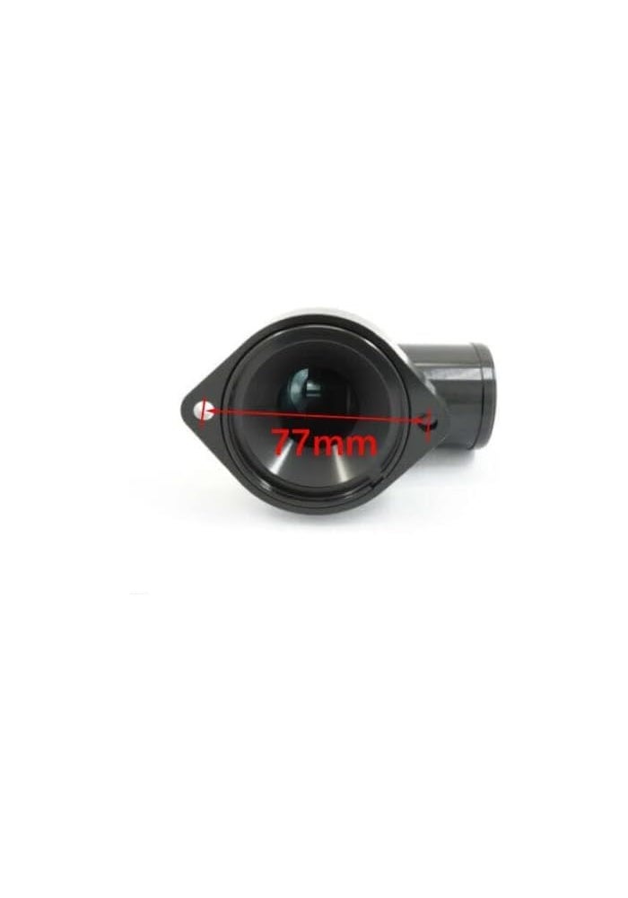 Flashpower Billet Swivel Thermostat Housing for LS Engine - 90 Degree, 1.5" - Black - Image 4