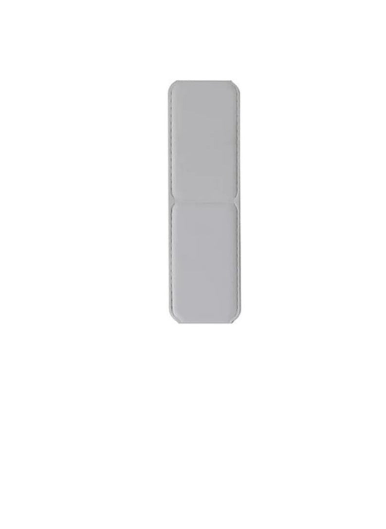Generic - Topr Magnetic Mobile Phone Finger Grip Holder Lazy Multi-functional Vertical Horizontal Stand Foldable Back Stick Phone Stand (Gray) - Image 1