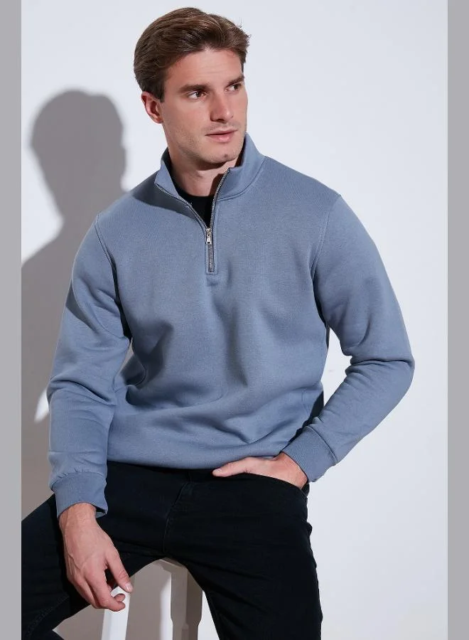 Buratti  Buratti Cotton Regular Fit Stand-Up Collar 2-Pack Men's Sweatshirt 59052592S2 for Men | Best Price UAE