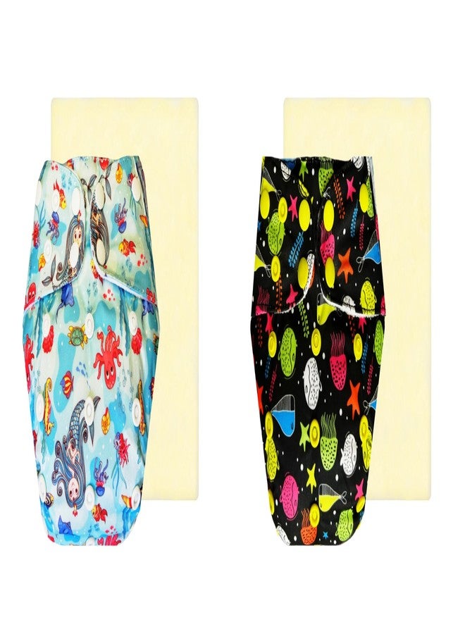 حفاضات دمبلدو إيليت القماشية مع ماصة سحرية (عبوة من قطعتين) | مضادة للحساسية | قابلة لإعادة الاستخدام والغسل | مناسبة للسفر | موثوقة من قبل الأمهات | من 3 أشهر إلى 3 سنوات | للجنسين - Image 1