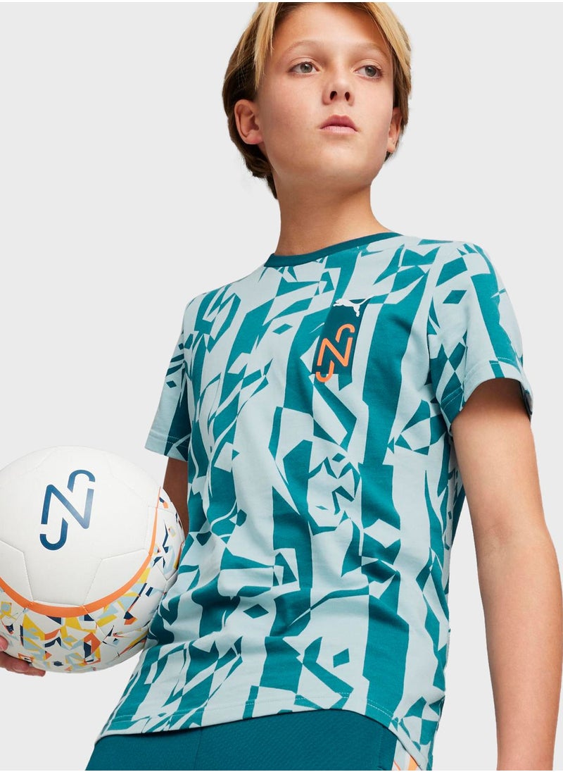 PUMA - Kids Neymar Jr Creativity Logo T-Shirt - Image 1