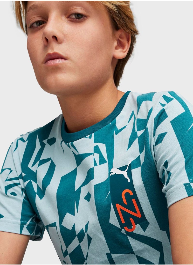 PUMA - Kids Neymar Jr Creativity Logo T-Shirt - Image 1