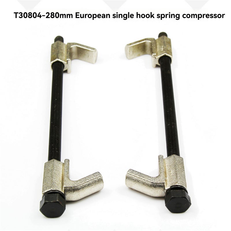 Coil Spring Compressor: Heavy Duty Steel Construction, Rust-Proof Durable Material, Space-Saving Design - Secure Grip Claws Spring Compression Tool for Import Domestic Passenger Vehicle Strut Services - Image 3