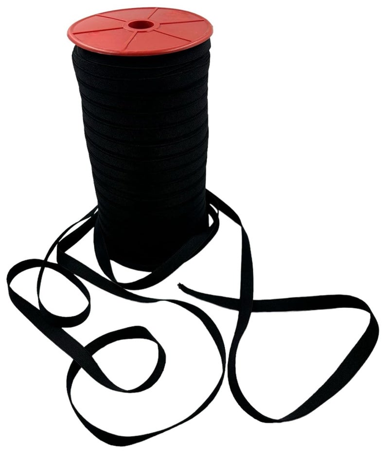 Zenith ZENITH 12 Half inch Wide Black Elastic for Tailoring Stitching and Craft Dress Black 10 meter - Image 3
