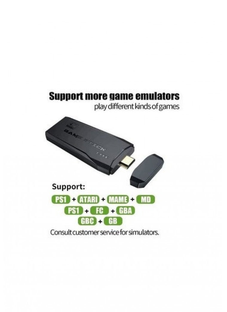 DIGI CORE - Wireless Retro Game Console Plug And Play Video Game Stick Built In 10000+ Games, 9 Classic Emulators 4K High Definition HDMI Output For Tv With Dual 2.4G Wireless Controllers With 64GB Memory Card - Image 1
