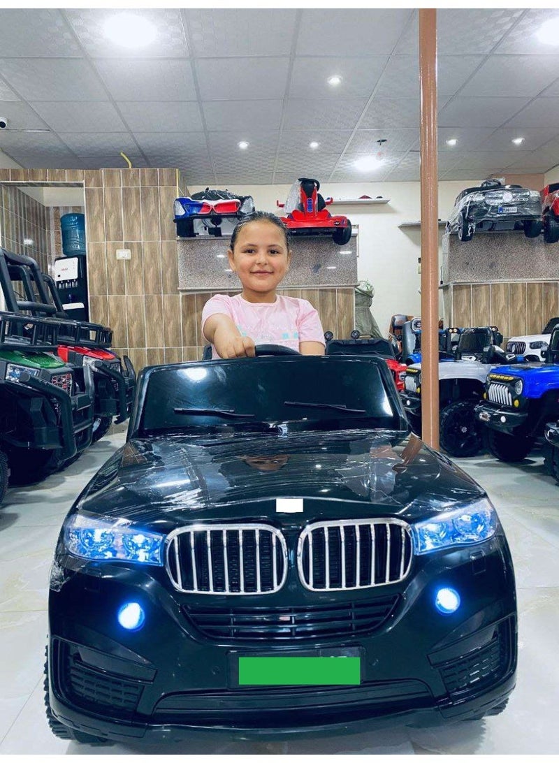 سيارة أطفال كهربائية بتصميم جذاب للأطفال 12V – بمقعدين مع أصوات وشيلات - Image 2