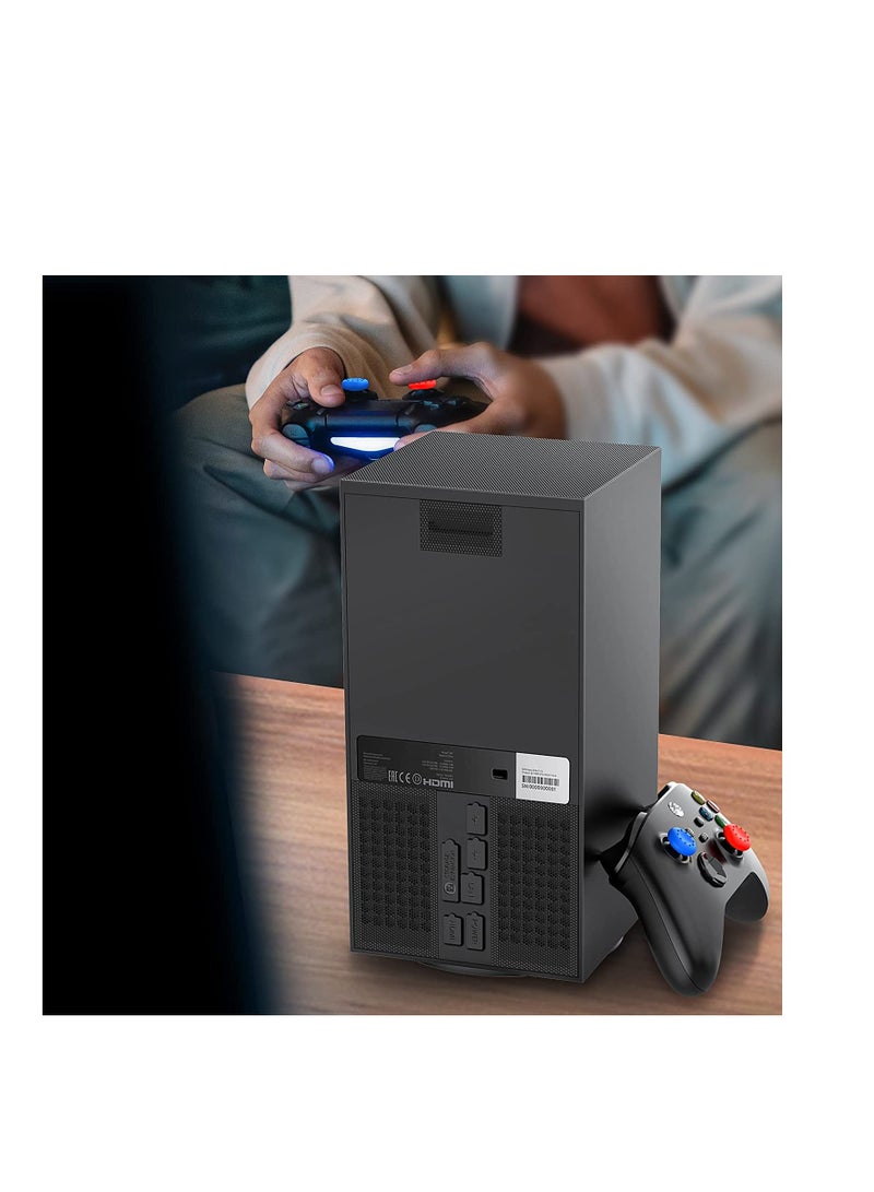 Excefore Dust Filter Cover for Xbox Series X with Rubber Dust Plugs, Top Case Dust Proof Filter Cover, KASTWAVE Silicone Dust Plugs and Thump Grip Caps for Xbox Series X - 2 Pack Sets - Image 2