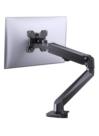 Single Monitor Mount – Gas Spring Monitor Arm with Full Motion, Adjustable Mount, VESA Bracket, Fits 17 to 27 Inch Monitors, Holds up to 14.3 lbs – Ergonomic Desk Mount for Home & Office - pzsku/Z33D2655F70B6EF1EC258Z/45/_/1739907610/41e29a6a-c758-4c3e-8697-ed4d0c9204db