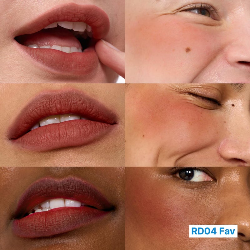 fwee Blurry Pudding Pot | Airbrushed Blush & Lip, Buildable & High Pigment, Long-lasting, Lightweight, Natural Soft Matte Finish, Satin Finish Blurring Blush - Fav (Tanned Brown) | 0.17 oz - Image 2