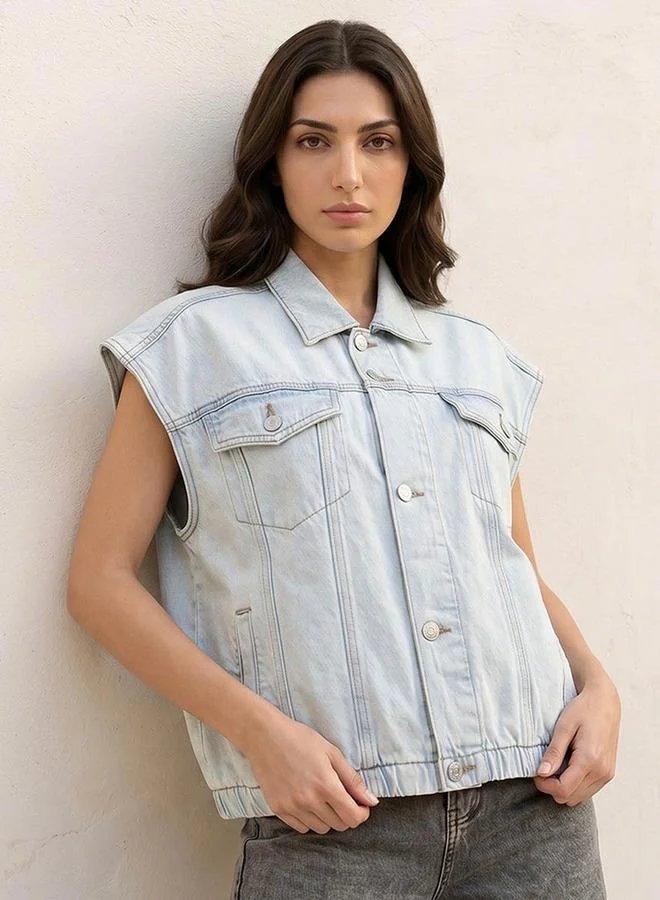Splash FAV Front Pocket Denim Gillet
