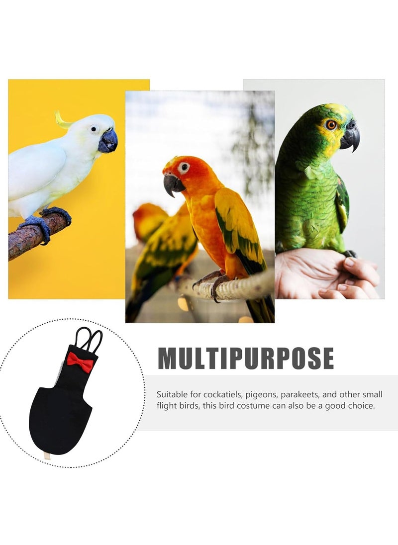 Bird Diapers Flight Suite Liners, Washable Reusable Protective Parrot Nappy Clothes with Waterproof Inner Layer Cute Urine Wet Suit for Parrot Macaw Budgies Parakeet