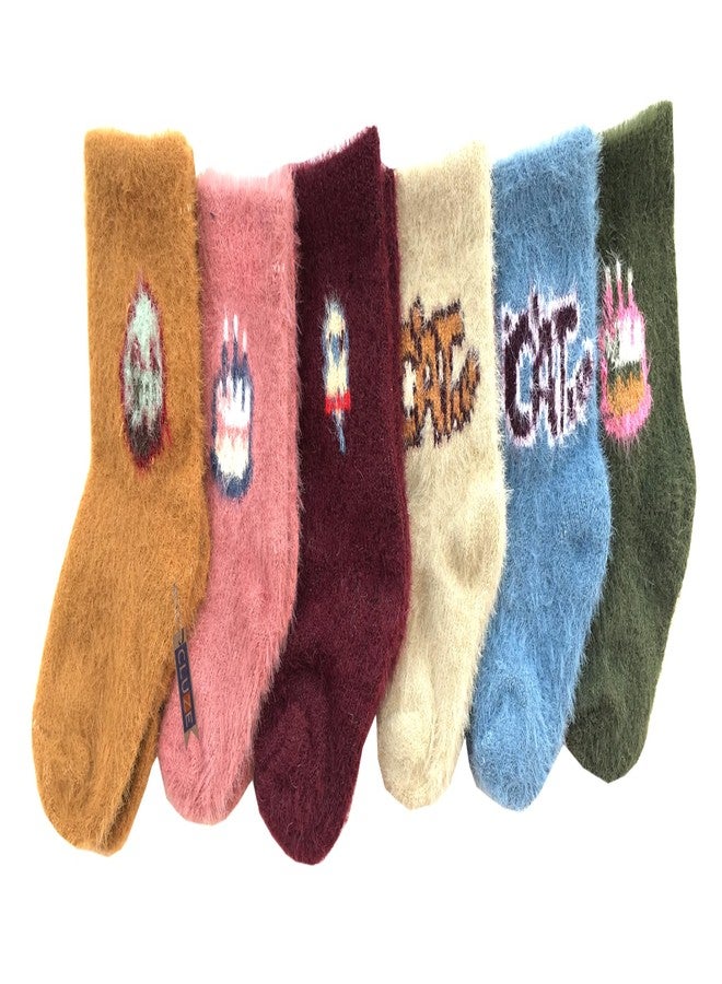 CLUZE Polyester Newborn Baby Super Soft Cozy Warm Stretchy Fuzzy Winter Ankle Length Socks For 0-6 Months Boys Girls (Multicolor) - Image 3