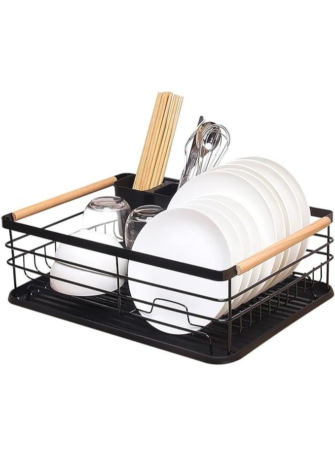 Dish Rack Dish Storage Rack Multifunctional Storage Home Supplies Kitchen Dish Drainer Dish Rack Dish Drying Rack Organizer Dishes Drying Rack - Image 3