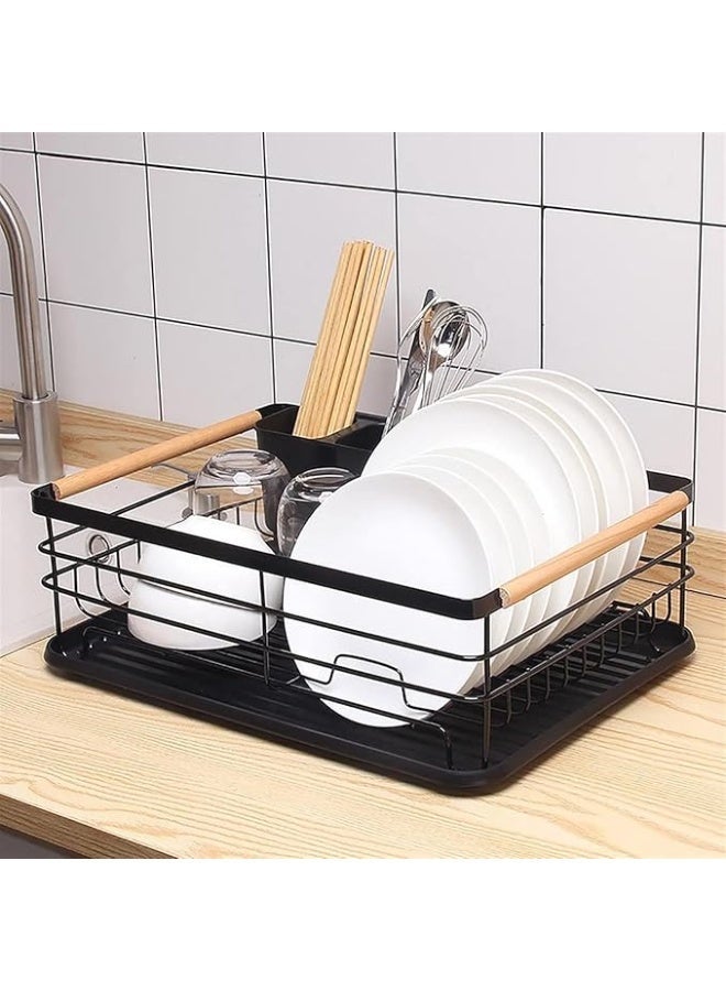 Dish Rack Dish Storage Rack Multifunctional Storage Home Supplies Kitchen Dish Drainer Dish Rack Dish Drying Rack Organizer Dishes Drying Rack - Image 4