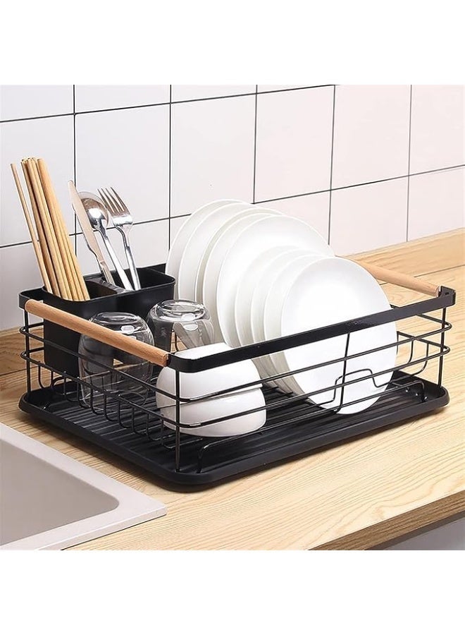 Dish Rack Dish Storage Rack Multifunctional Storage Home Supplies Kitchen Dish Drainer Dish Rack Dish Drying Rack Organizer Dishes Drying Rack - Image 2