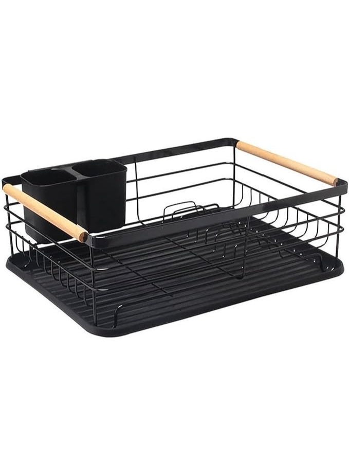 Dish Rack Dish Storage Rack Multifunctional Storage Home Supplies Kitchen Dish Drainer Dish Rack Dish Drying Rack Organizer Dishes Drying Rack - Image 1